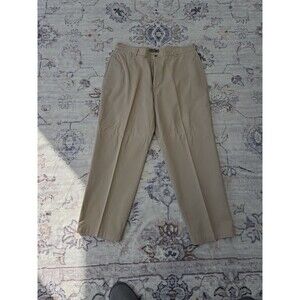#506 Dockers Well Worn Khaki Pants Mens 38x30 Tan Relaxed Fit Cotton Excellent